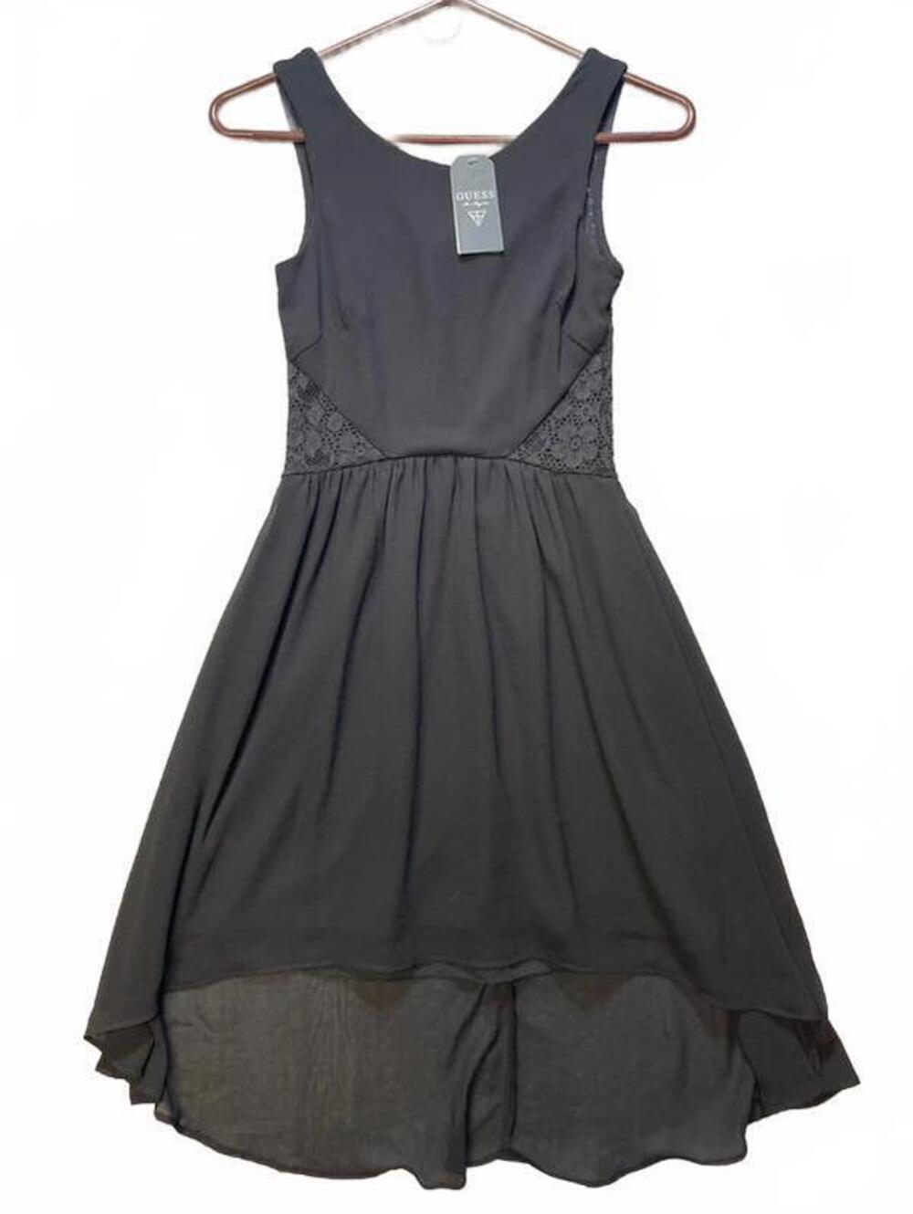 GUESS by Marciano NWT Women's Lace Cutout High Low Dress Black XS MSRP $89